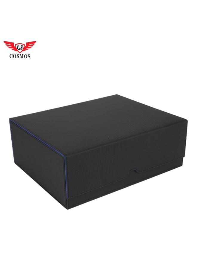 Large Capacity high quality three-row box 1800 + YuGioh/MTG/pokemon three kingdoms killing leather PU card box